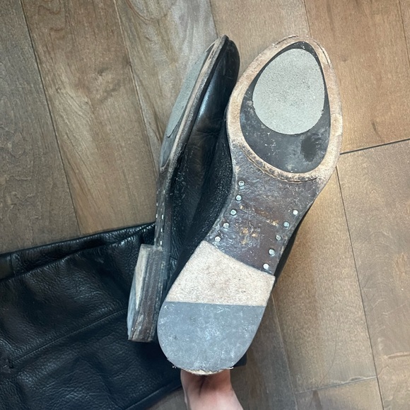 Frye Cindy Slouch pull on boot in black leather size 7.5 - Picture 6 of 7